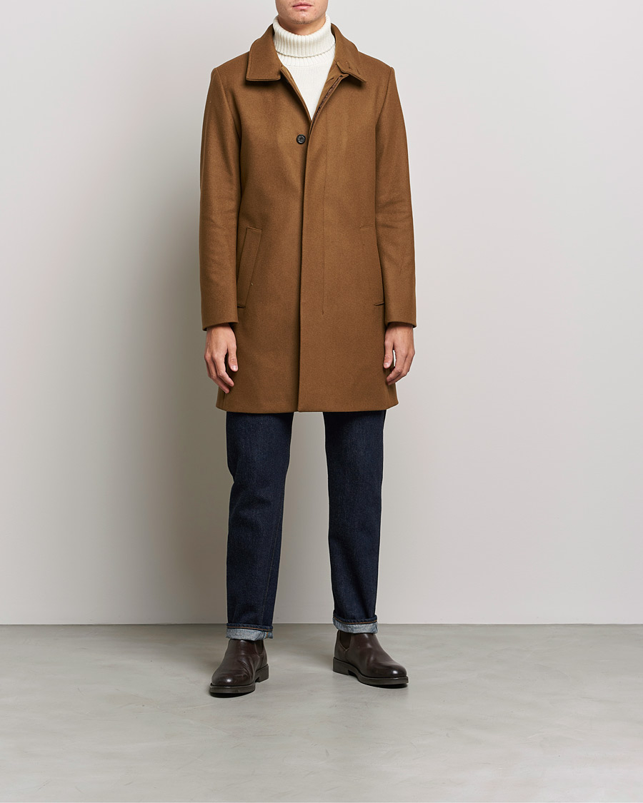 Mies | Business & Beyond | Tiger of Sweden | Aleric Wool Coat Toasted Coconut