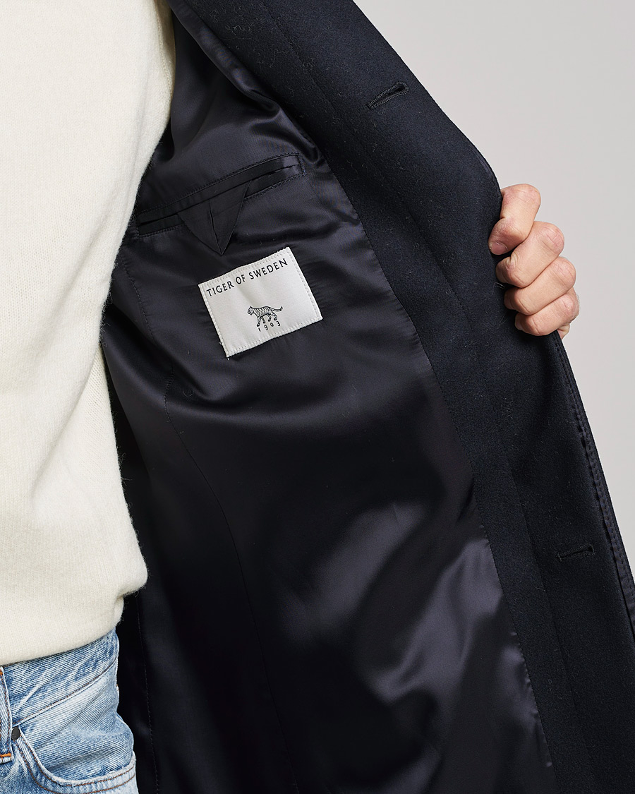 Mies | Takit | Tiger of Sweden | Aleric Wool Coat Light Ink