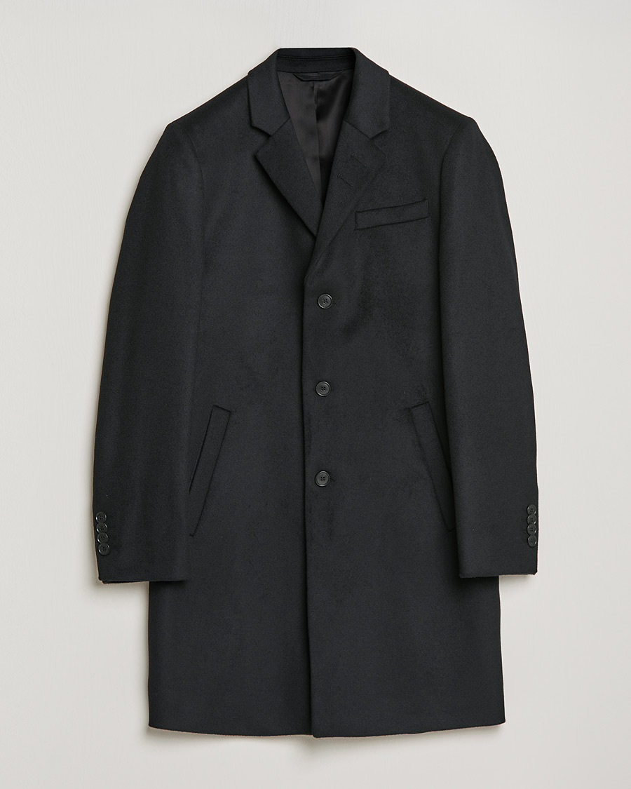 Mies | Takit | Tiger of Sweden | Cempsey Wool Cashmere Coat Black