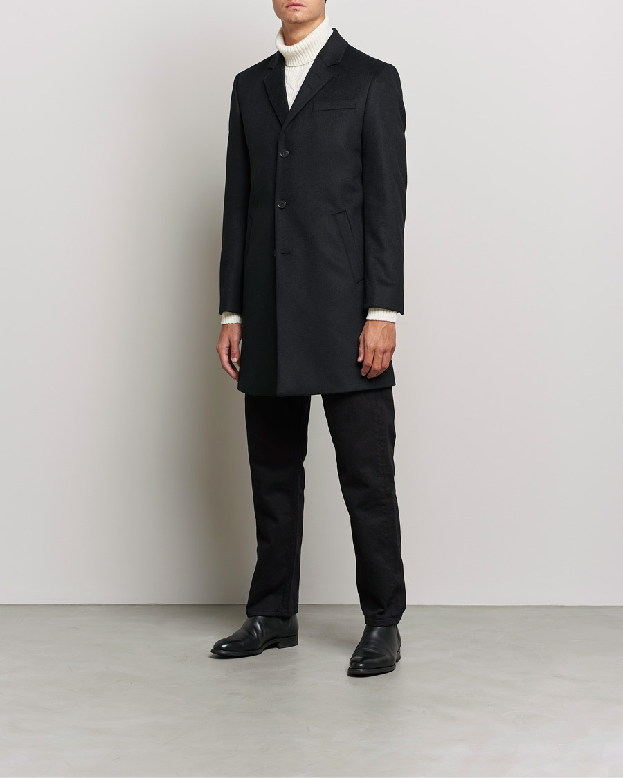 Mies | Takit | Tiger of Sweden | Cempsey Wool Cashmere Coat Black