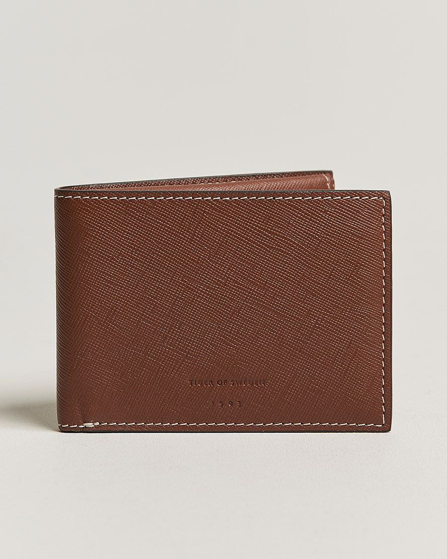 Mies | Tiger of Sweden Wivalius Leather Card Holder Light Brown | Tiger of Sweden | Wivalius Leather Card Holder Light Brown