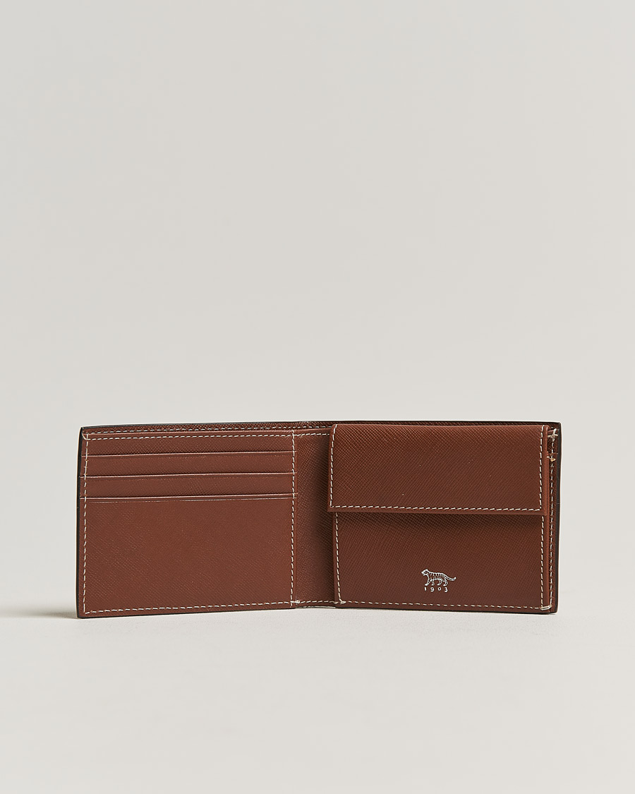 Mies | Tiger of Sweden Wivalius Leather Card Holder Light Brown | Tiger of Sweden | Wivalius Leather Card Holder Light Brown