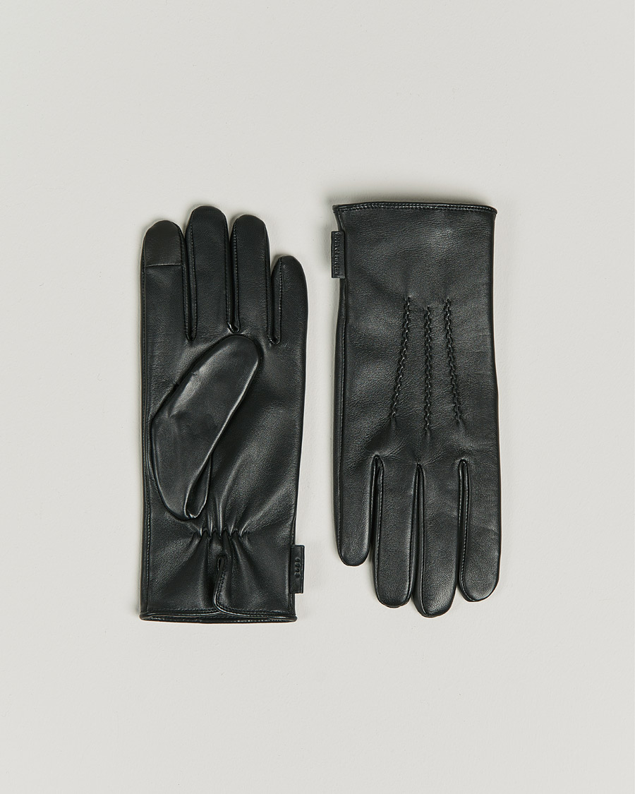 Mies | Tiger of Sweden Garvin Leather Gloves Black | Tiger of Sweden | Garvin Leather Gloves Black