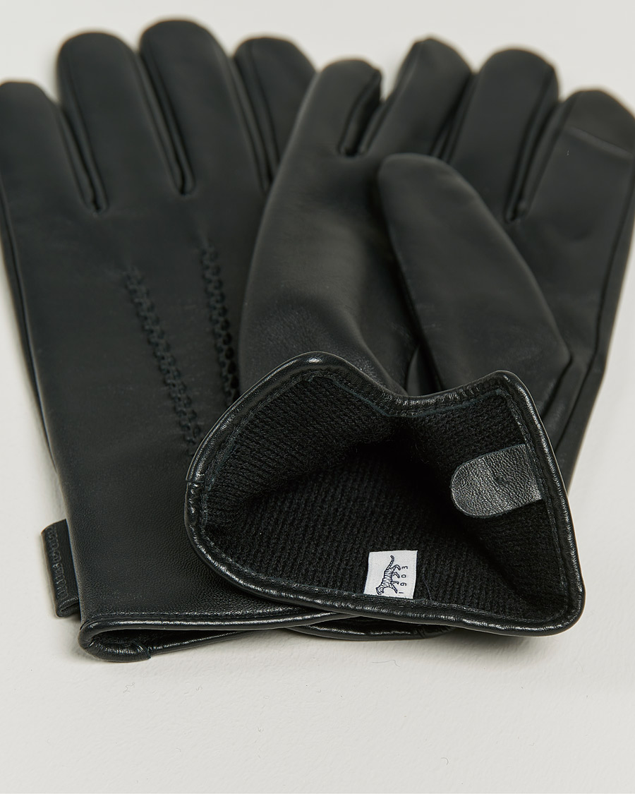 Mies | Tiger of Sweden | Tiger of Sweden | Garvin Leather Gloves Black