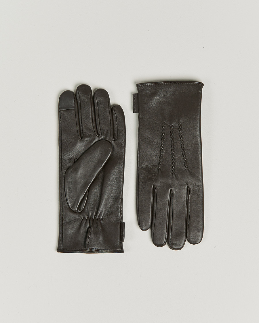 Mies | Tiger of Sweden Garvin Leather Gloves Turkish Coffee | Tiger of Sweden | Garvin Leather Gloves Turkish Coffee