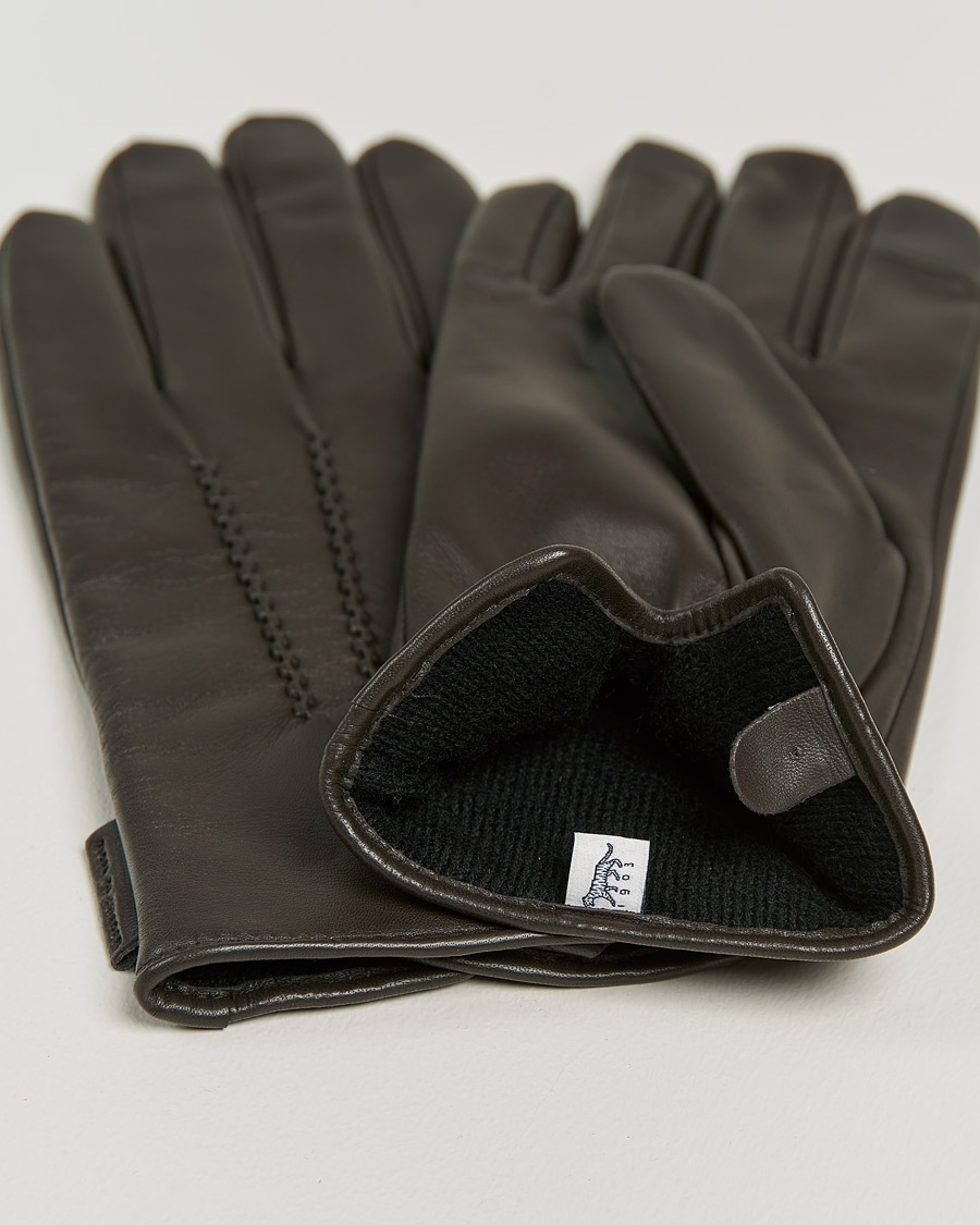 Mies |  | Tiger of Sweden | Garvin Leather Gloves Turkish Coffee