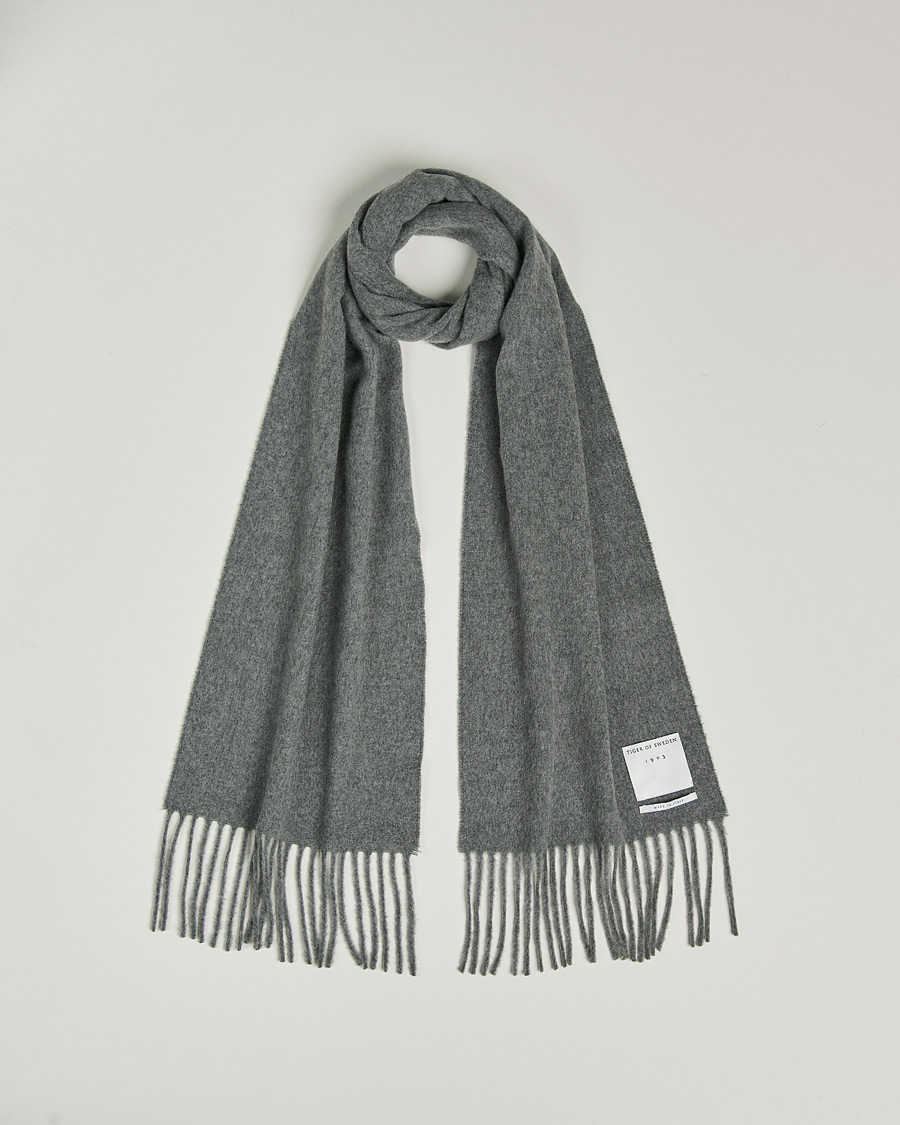 Mies | Tiger of Sweden Sylan Wool Scarf Grey Mel | Tiger of Sweden | Sylan Wool Scarf Grey Mel
