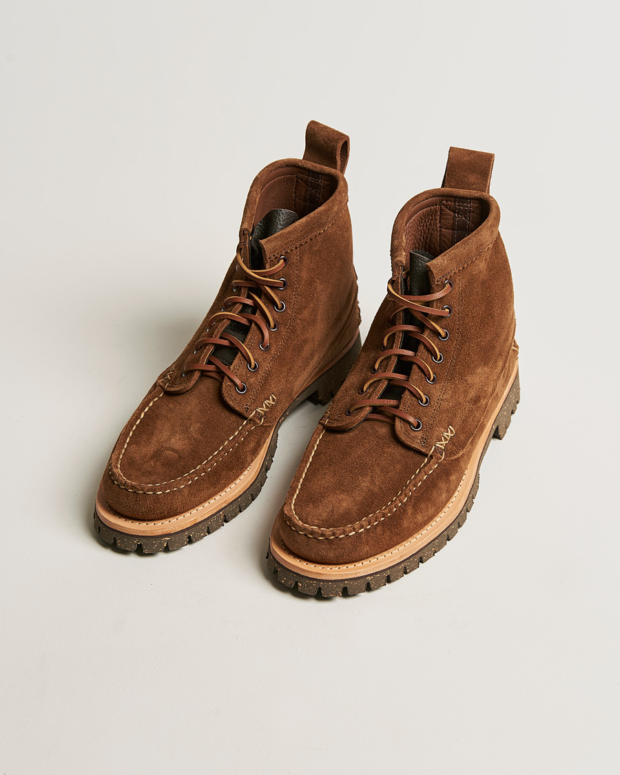 Mies |  | Yuketen | Cortina Sole Angler Boots Dark Brown Suede