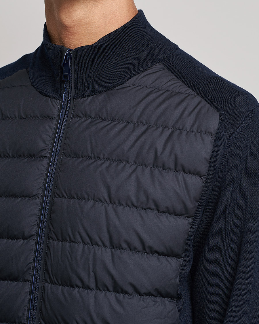 Mies | Takit | Zegna | Padded Hybrid Jacket Navy