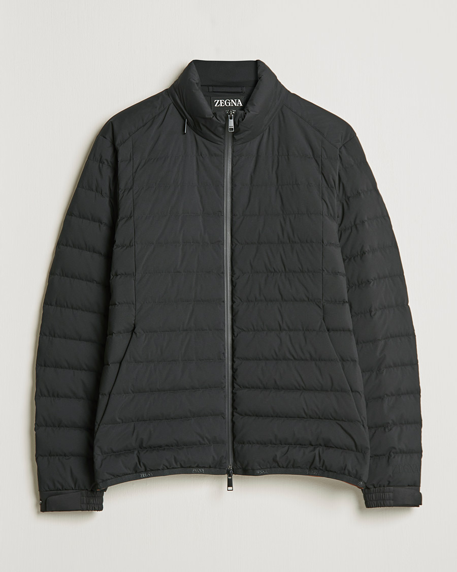 Mies | Takit | Zegna | Lightweight Nylon Down Jacket Black