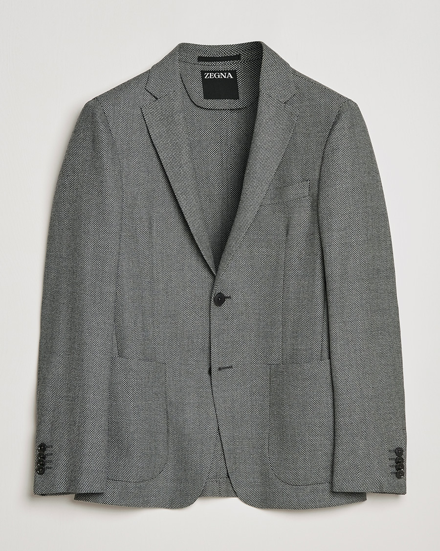 Mies | Pikkutakit | Zegna | Unconstructed Wool Blazer Light Grey