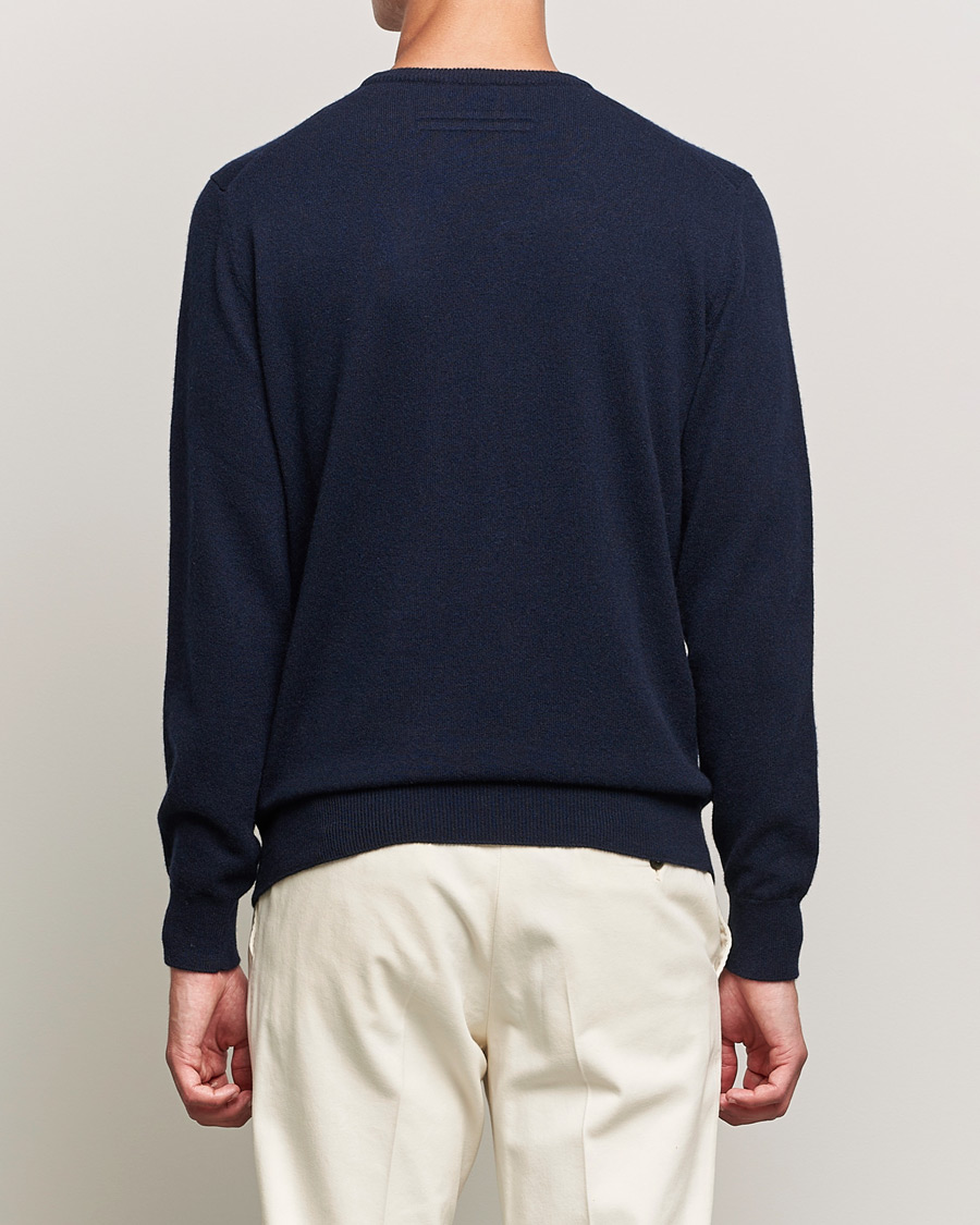 Mies | Puserot | Zegna | Oasi Cashmere Crew Neck Navy
