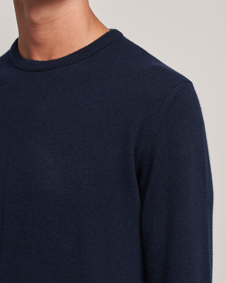 Mies | Puserot | Zegna | Oasi Cashmere Crew Neck Navy