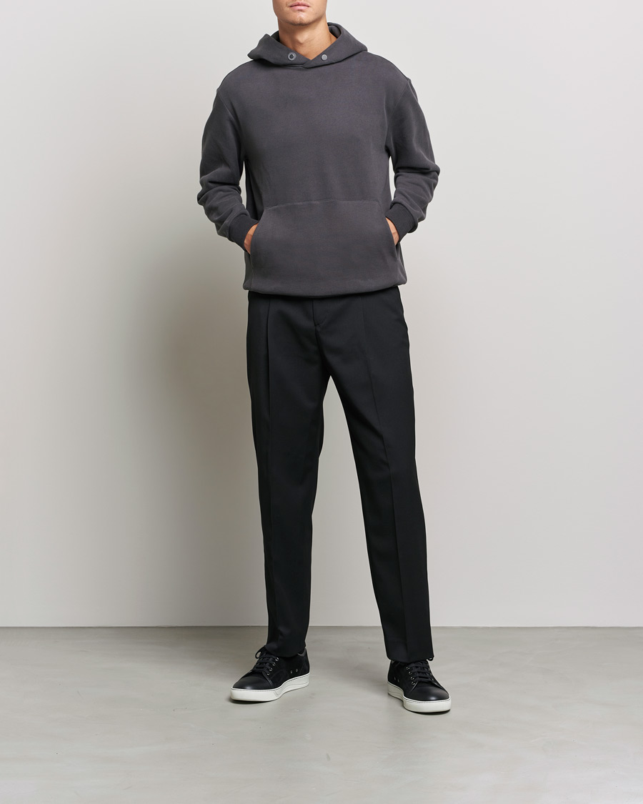 Mies | Puserot | Zegna | Cotton/Cashmere Hoodie Heather Grey