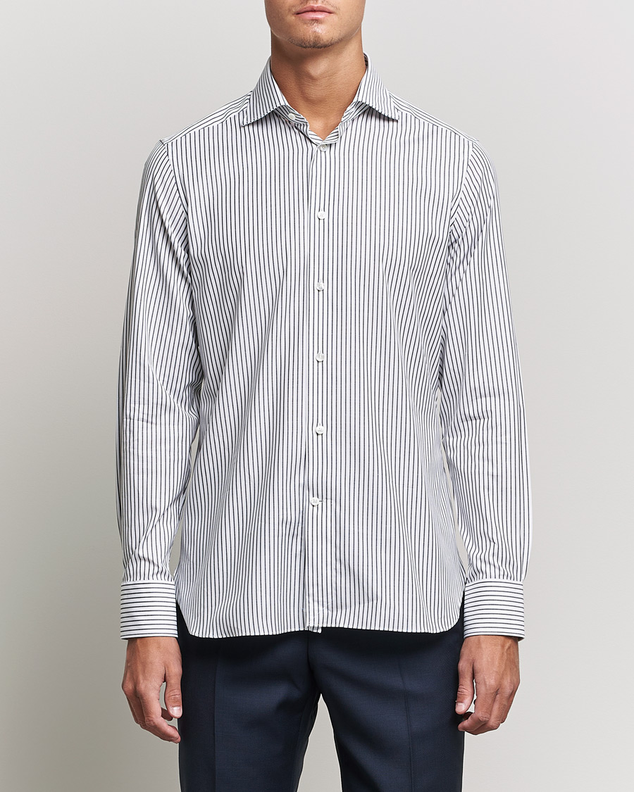 Mies |  | Zegna | Slim Fit Dress Shirt Grey Stripe