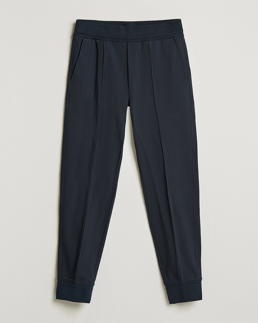 Mies | Housut | Zegna | Cotton Stretch Joggers Navy