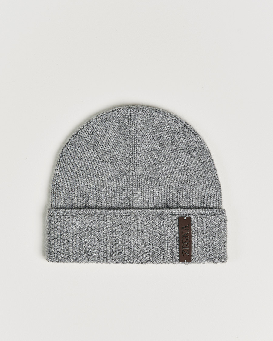 Mies | Zegna Cashmere Beanie Light Grey | Zegna | Cashmere Beanie Light Grey
