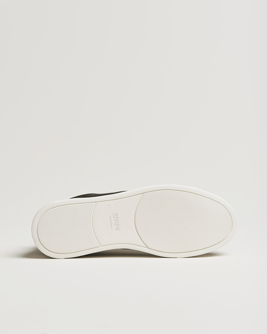 Mies | Zegna Triple Stitch Sneaker Dark Brown Calf | Zegna | Triple Stitch Sneaker Dark Brown Calf