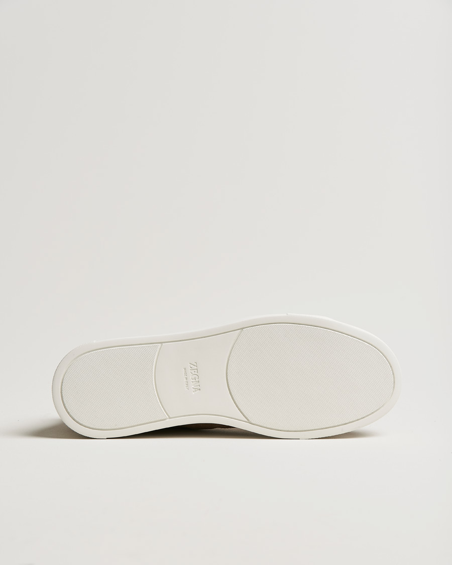 Mies | Zegna Triple Stitch Sneakers Beige Suede | Zegna | Triple Stitch Sneakers Beige Suede