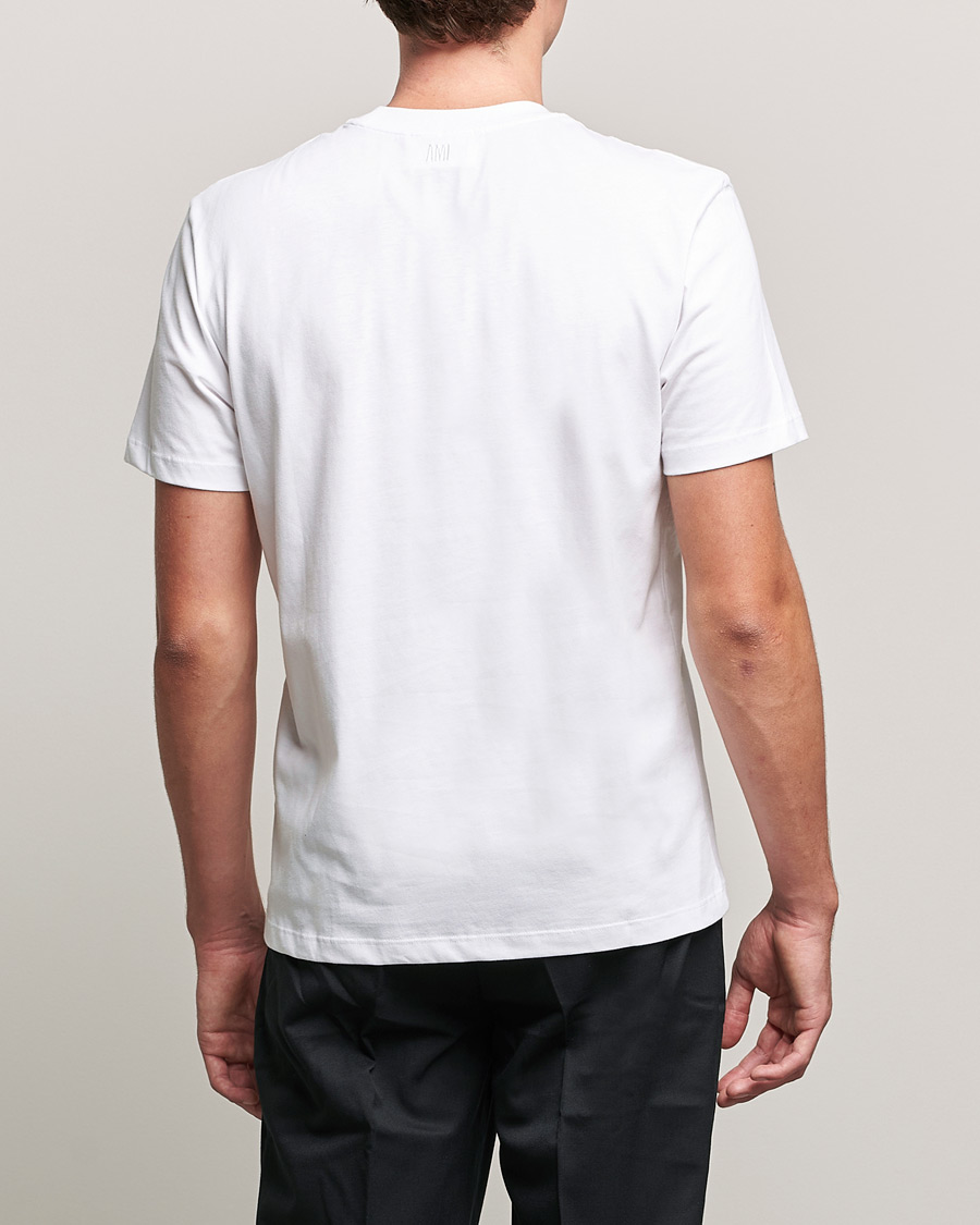 Mies | T-paidat | AMI | Heart Logo T-Shirt White
