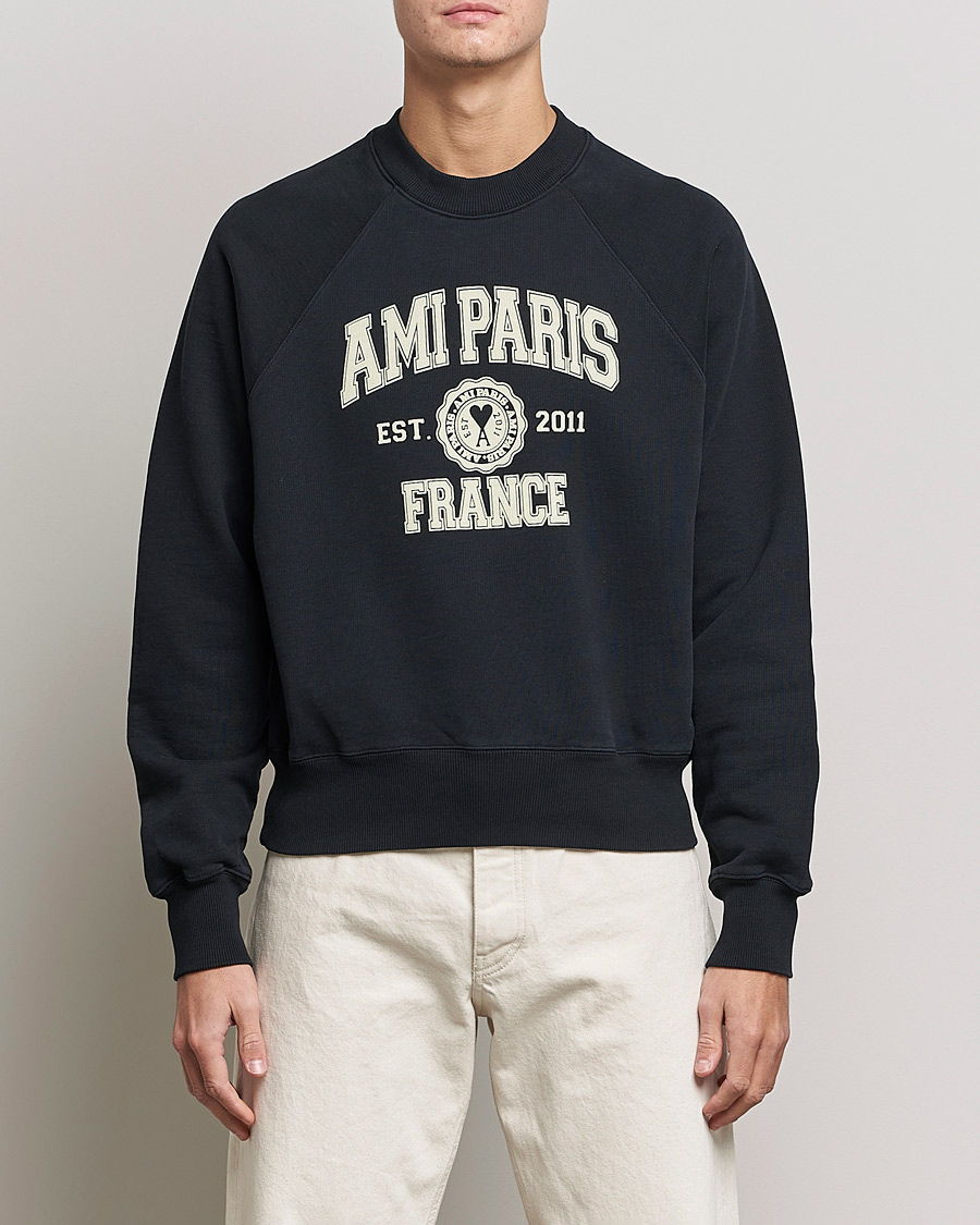 Mies |  | AMI | Paris College Sweatshirt Black