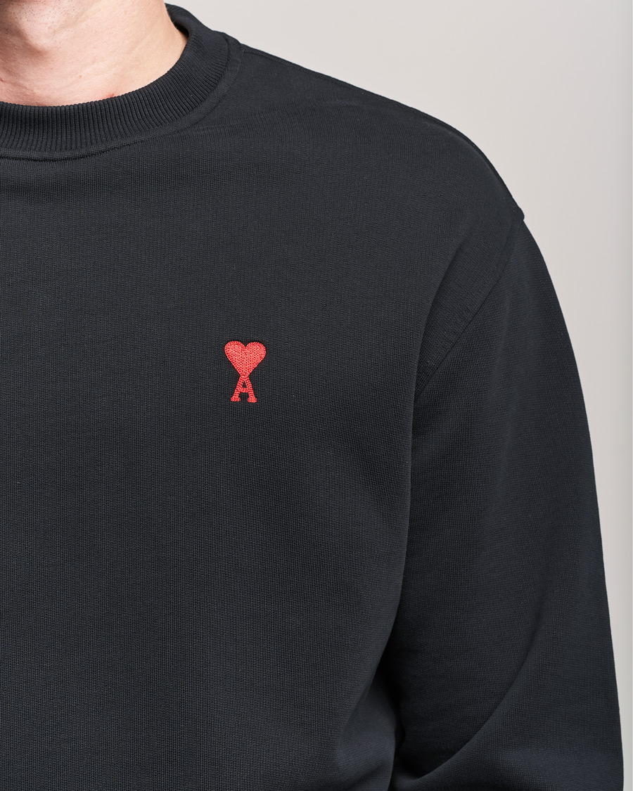 Mies | Puserot | AMI | Heart Logo Sweatshirt Black