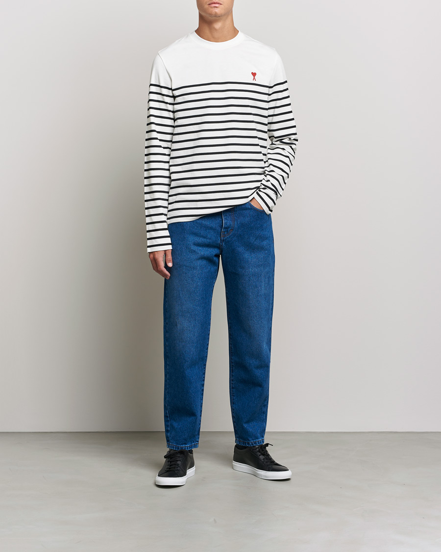Mies | Tapered fit | AMI | Tapered Jeans Dark Blue Wash