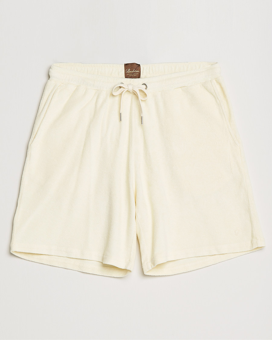 Mies | Shortsit | Stenströms | Towelling Cotton Shorts Cream