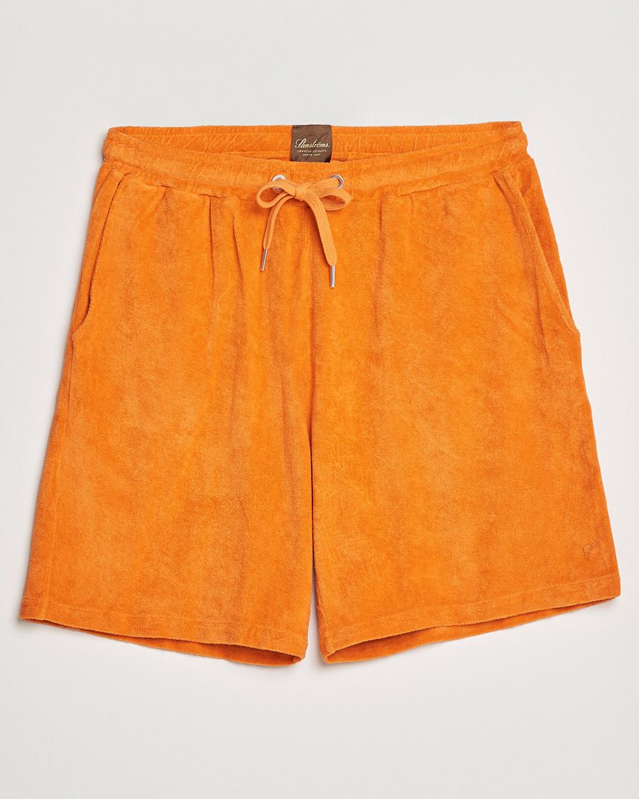 Mies | Shortsit | Stenströms | Towelling Cotton Shorts Orange