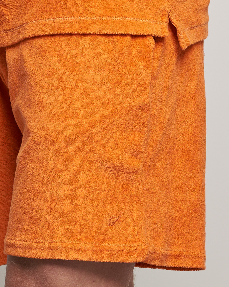 Mies | Shortsit | Stenströms | Towelling Cotton Shorts Orange