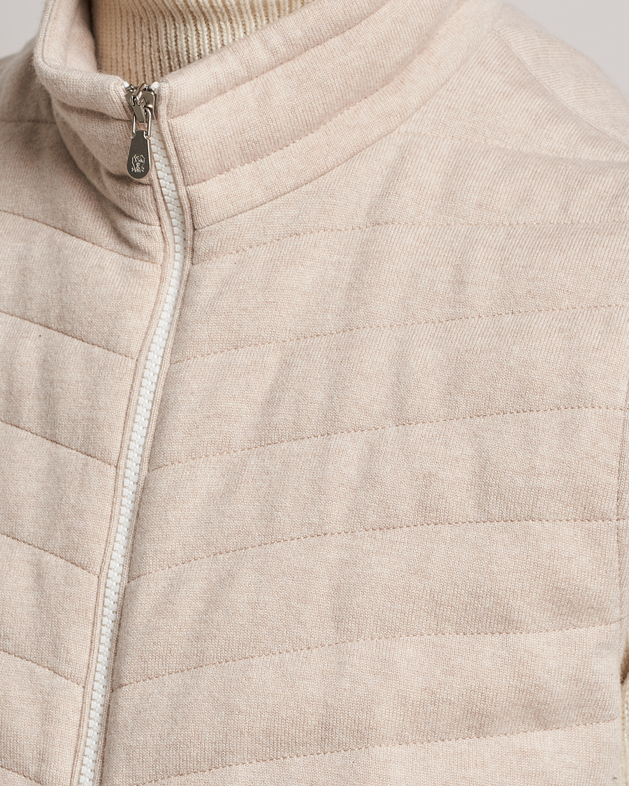 Mies | Takit | Brunello Cucinelli | Cashmere Quilted Vest Beige