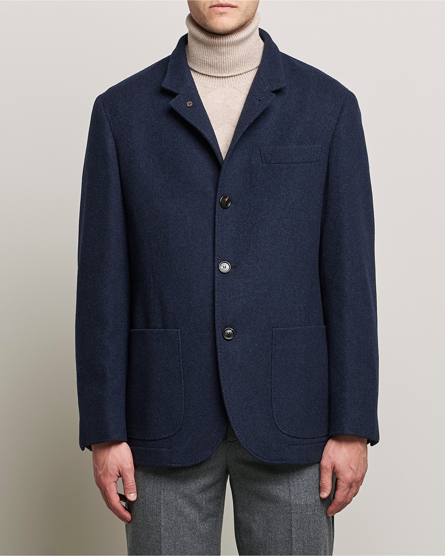 Mies | Takit | Brunello Cucinelli | Cashmere City Jacket Dark Blue