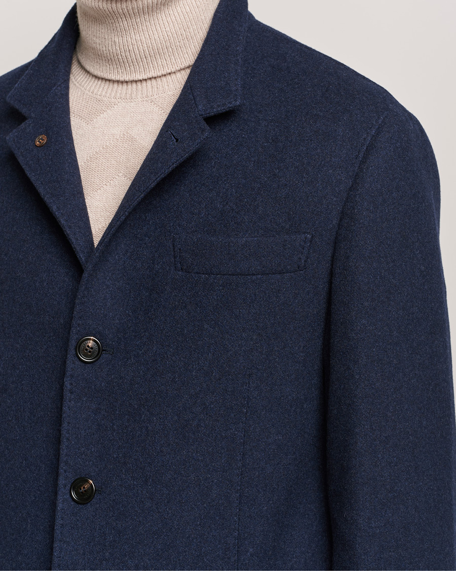 Mies | Takit | Brunello Cucinelli | Cashmere City Jacket Dark Blue