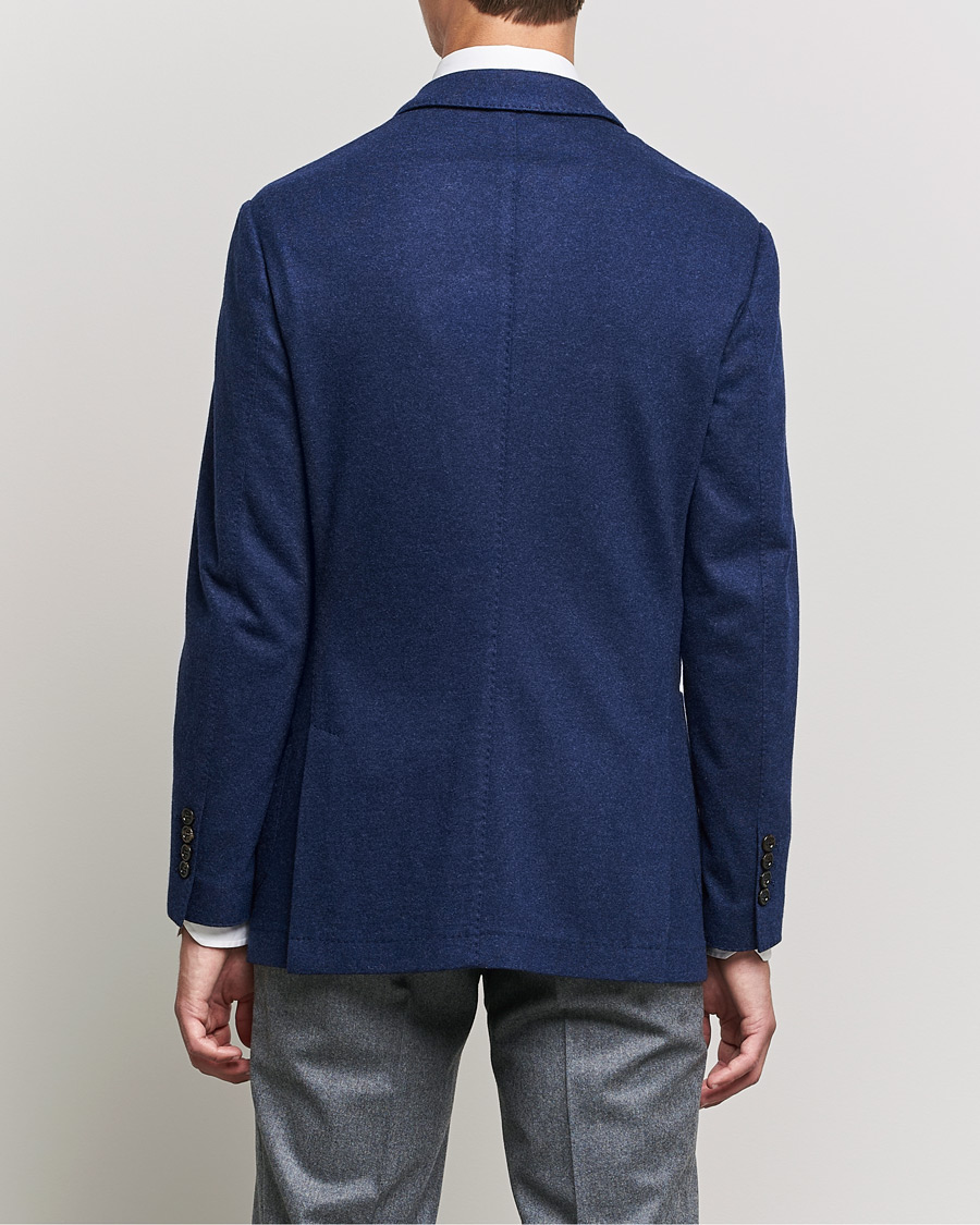 Mies | Pikkutakit | Brunello Cucinelli | Cashmere Jersey Jacket Dark Blue