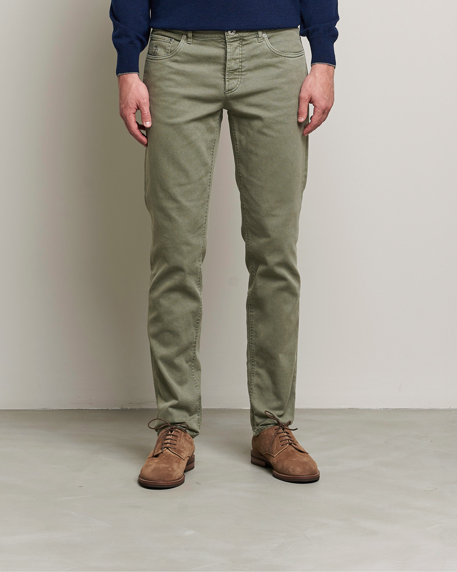 Mies | Housut | Brunello Cucinelli | Slim Fit 5-Pocket Pants Military