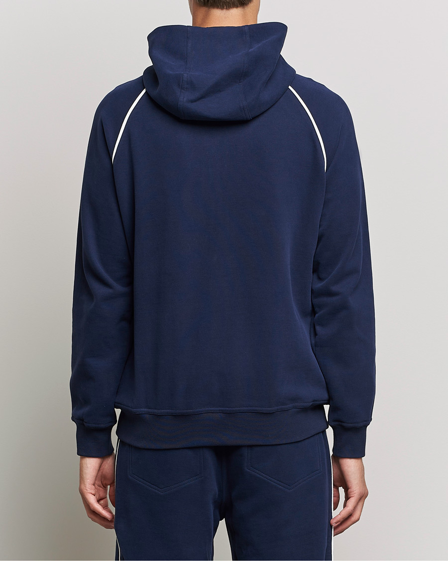 Mies | Puserot | Brunello Cucinelli | Soft Cotton Zip Sweater Cobalt Blue