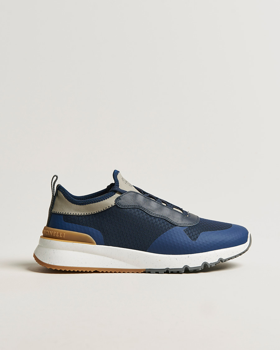 Mies | Brunello Cucinelli Running Sneaker Navy | Brunello Cucinelli | Running Sneaker Navy