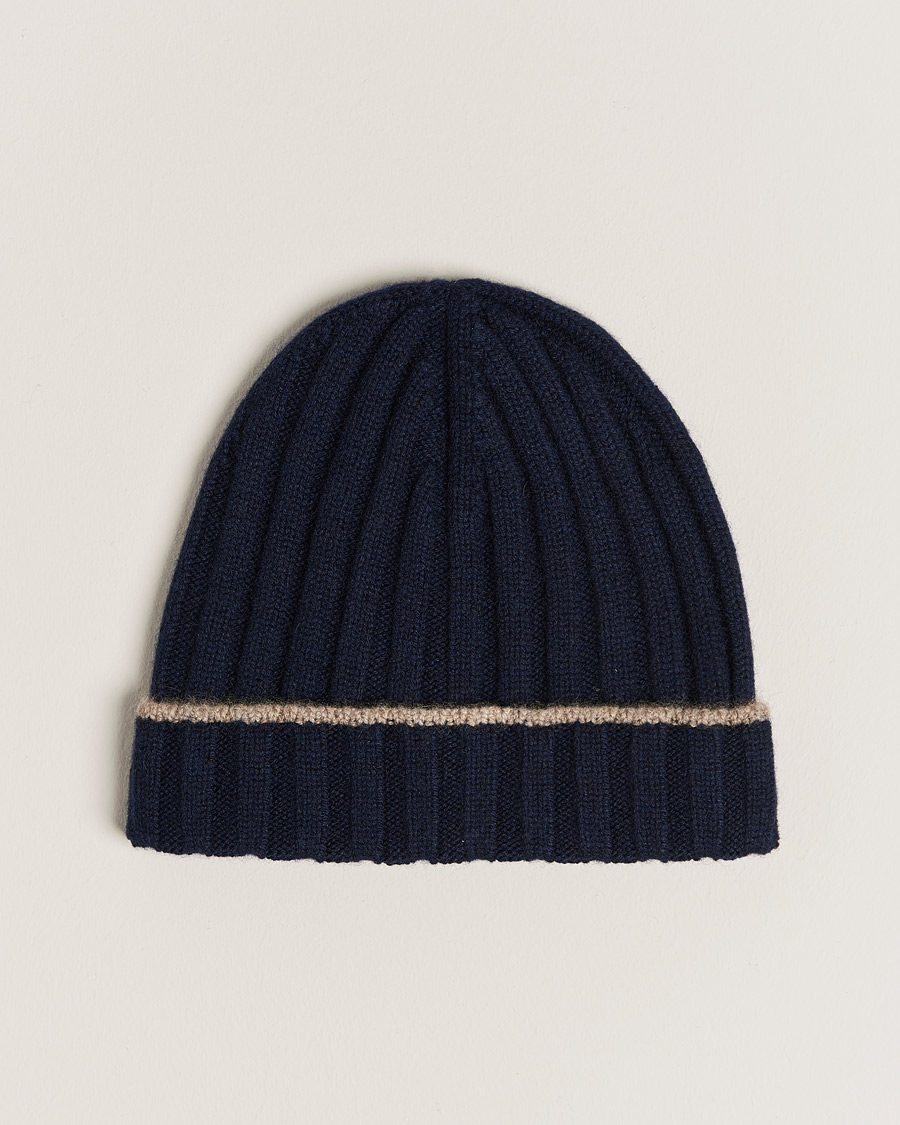 Mies | Brunello Cucinelli Cashmere Beanie Navy | Brunello Cucinelli | Cashmere Beanie Navy