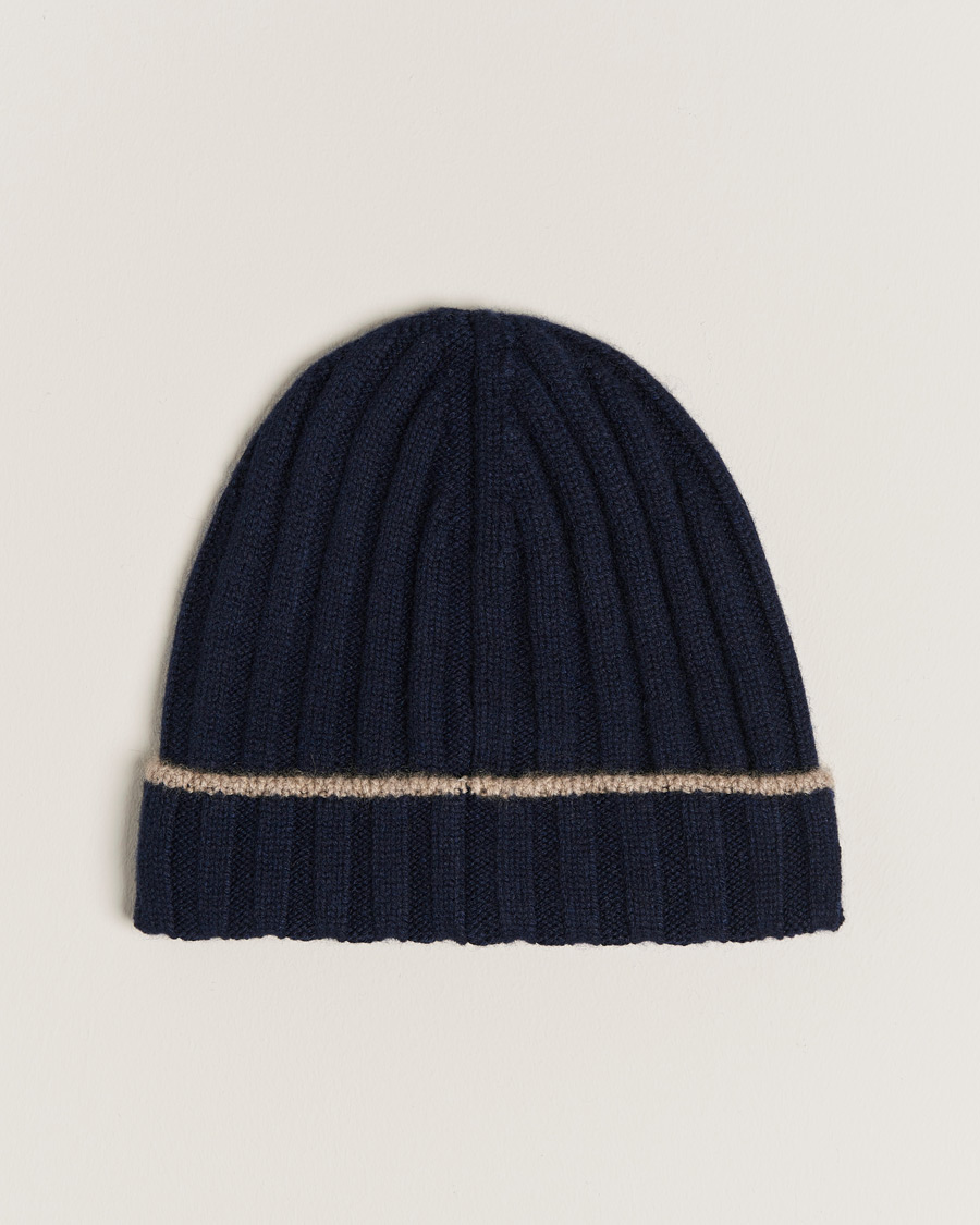 Mies | Brunello Cucinelli Cashmere Beanie Navy | Brunello Cucinelli | Cashmere Beanie Navy