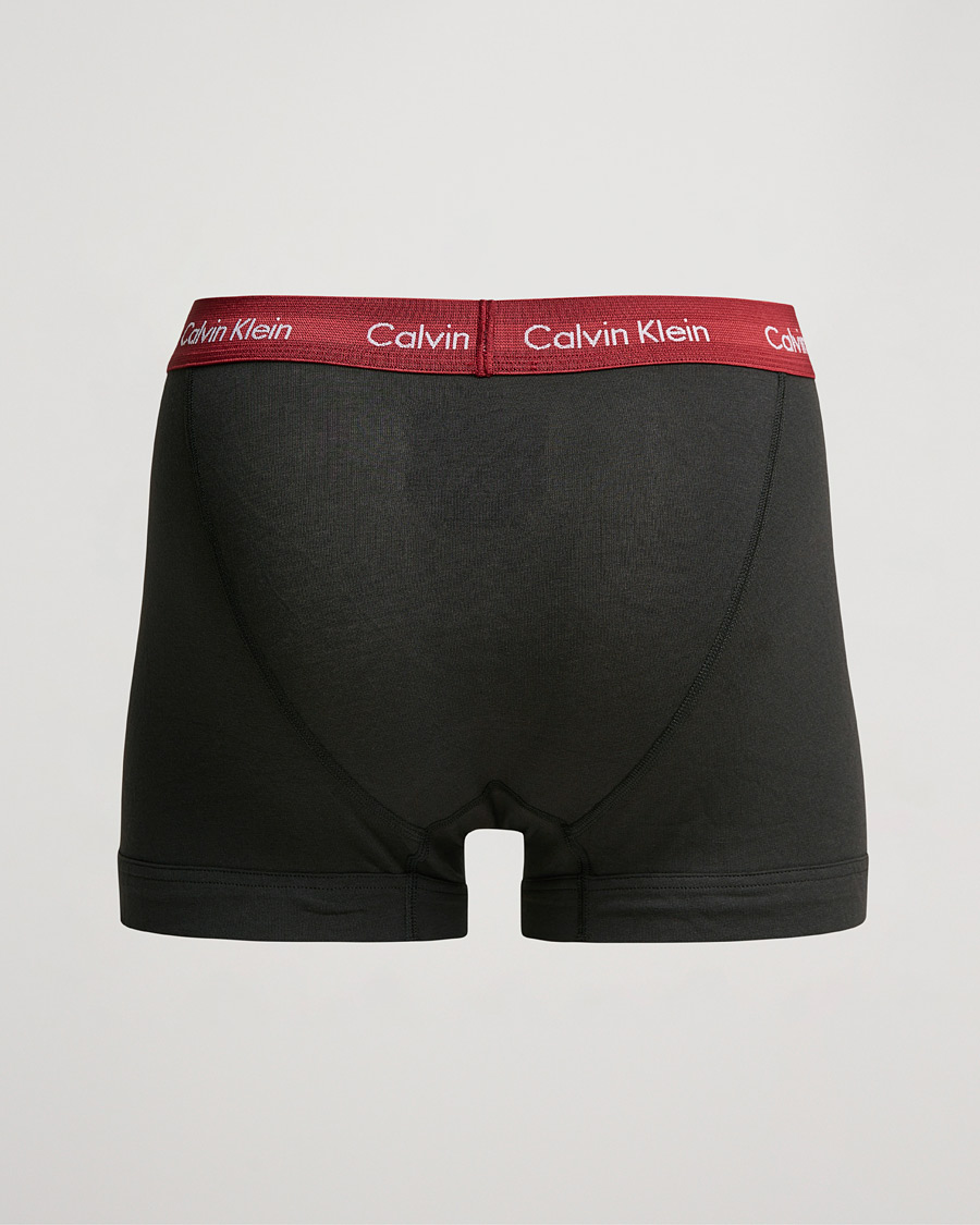 Mies | Alusvaatteet | Calvin Klein | Cotton Stretch 3-Pack Trunk Camel/Black/Red