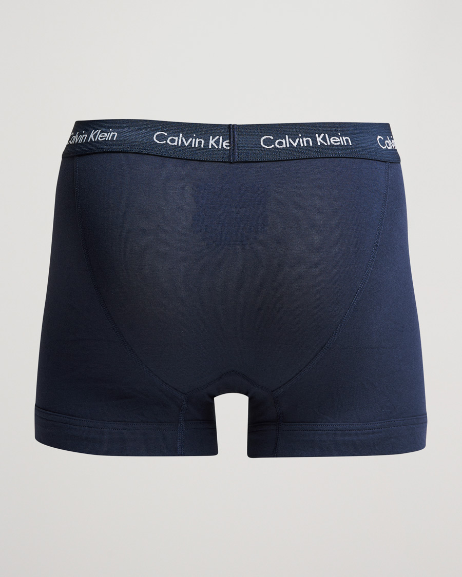 Mies |  | Calvin Klein | Cotton Stretch 3-Pack Trunk Navy/Blue/Beige