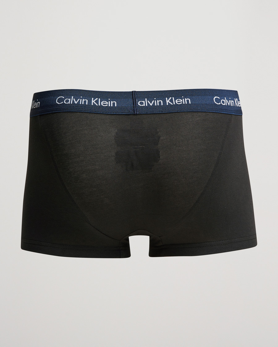 Mies | Alusvaatteet | Calvin Klein | Cotton Stretch 3-Pack Low Rise Trunk Black