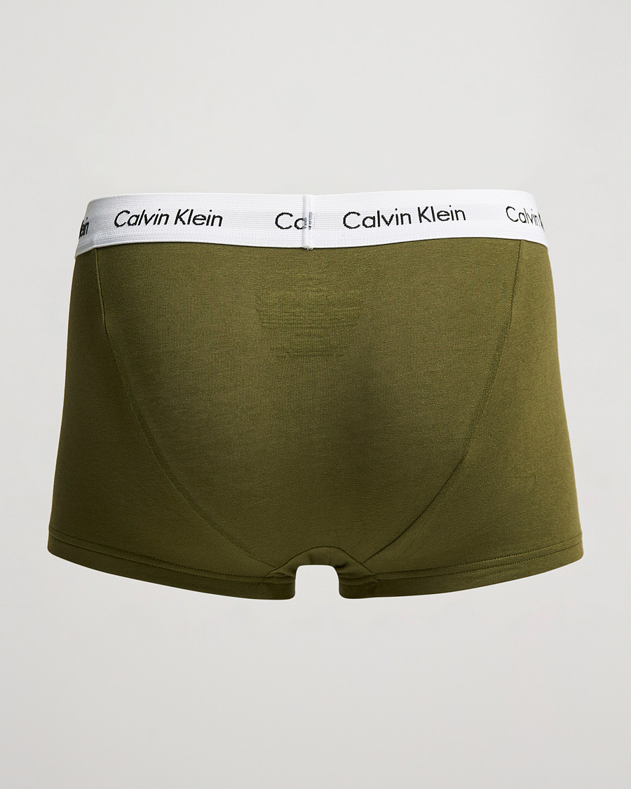 Mies |  | Calvin Klein | Cotton Stretch 3-Pack Low Rise Trunk Grey/Orange/Army