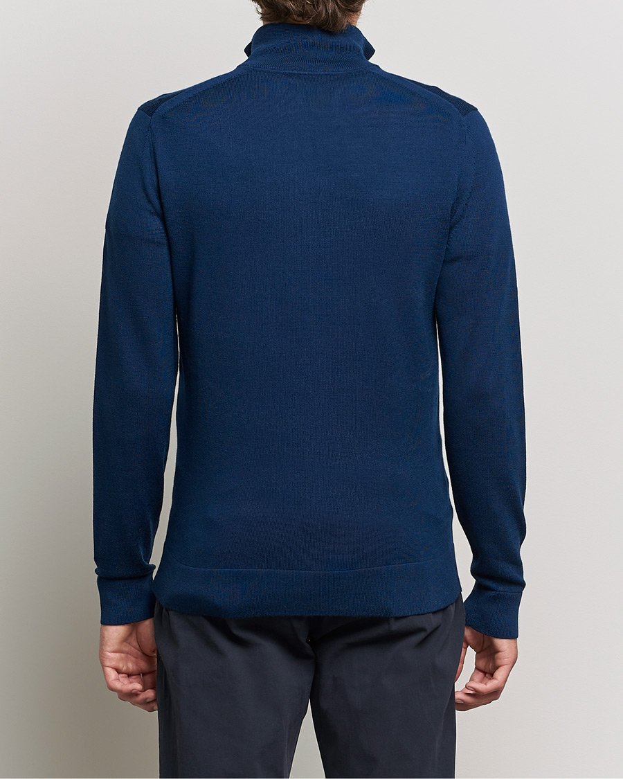 Mies | Puserot | Calvin Klein | Superior Wool Half Zip Sweater Navy