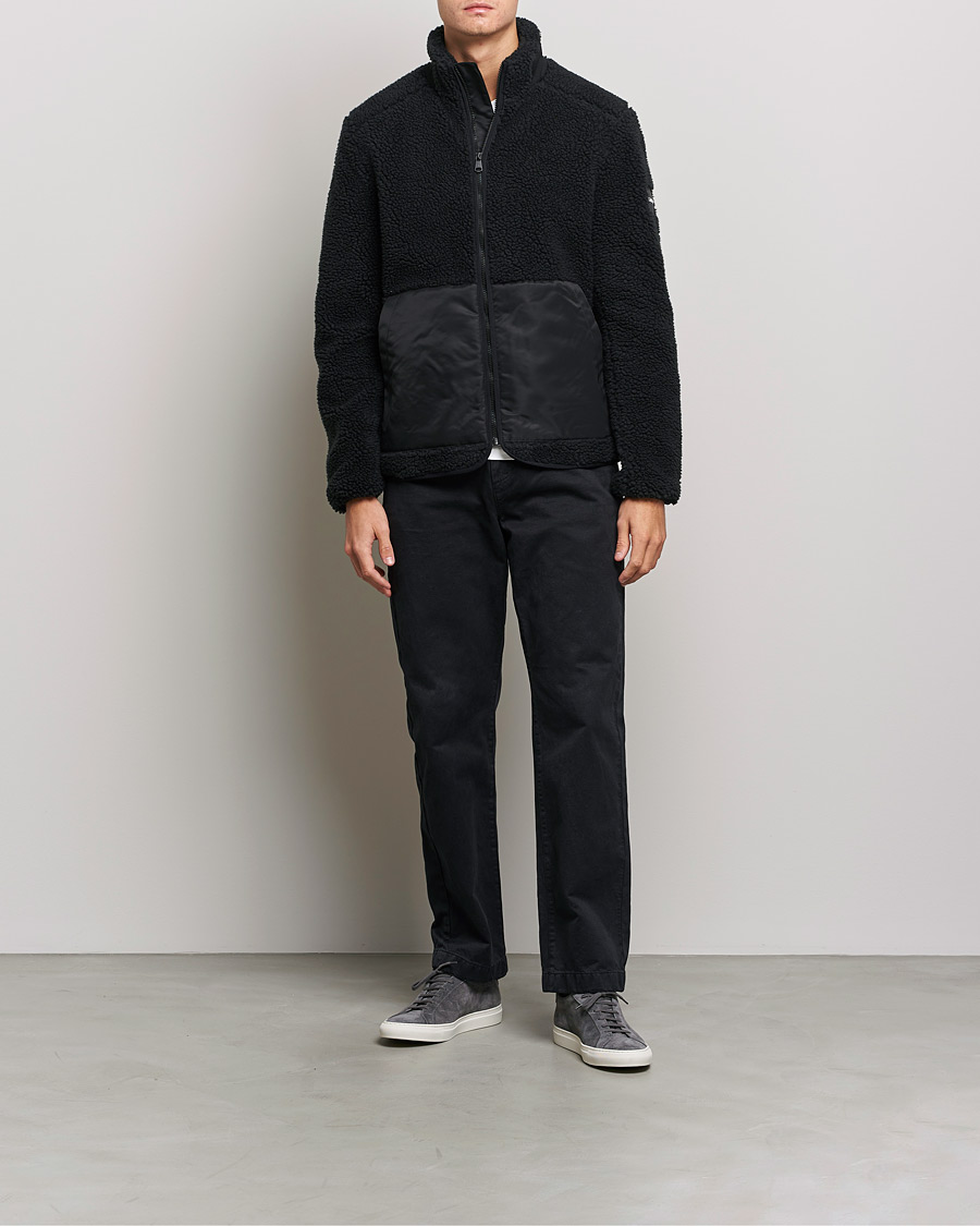 Mies | Puserot | Calvin Klein | Teddy Full Zip Sweater Black