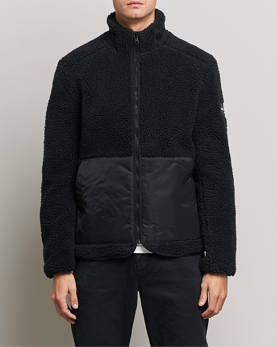 Mies |  | Calvin Klein | Teddy Full Zip Sweater Black