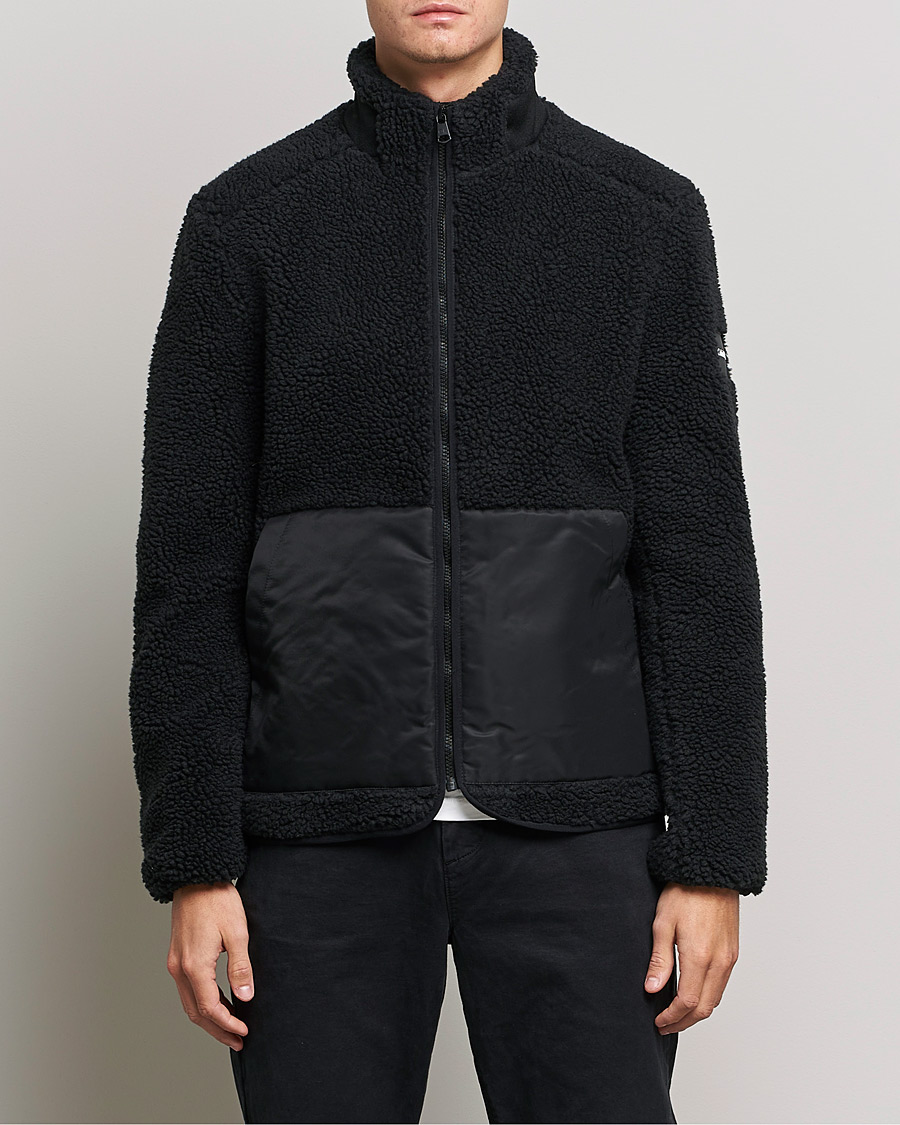 Mies | Puserot | Calvin Klein | Teddy Full Zip Sweater Black