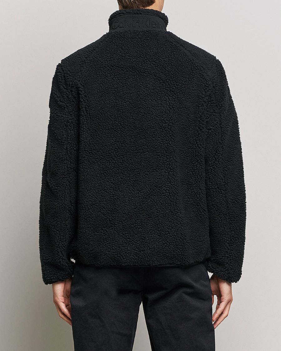 Mies | Puserot | Calvin Klein | Teddy Full Zip Sweater Black