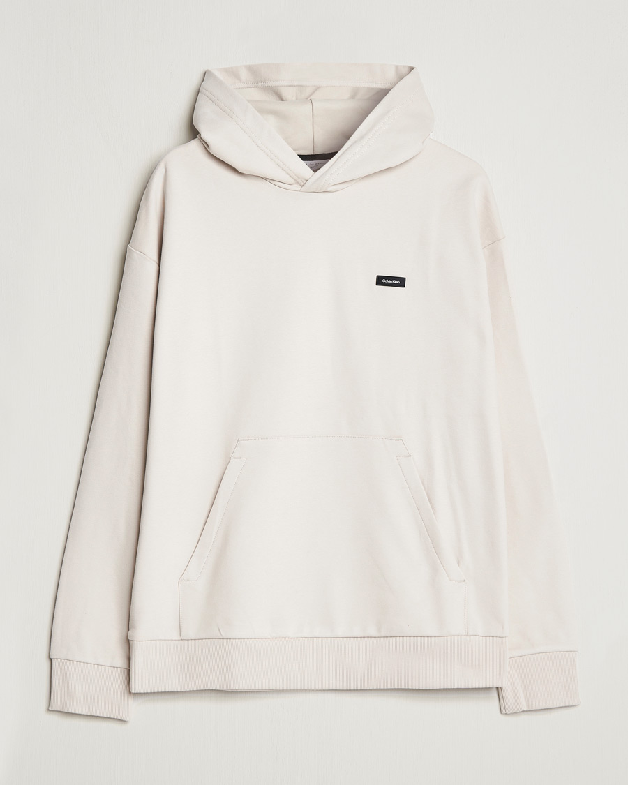 Mies | Puserot | Calvin Klein | Cotton Comfort Hoodie Stony Beige