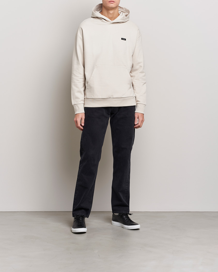 Mies | Puserot | Calvin Klein | Cotton Comfort Hoodie Stony Beige
